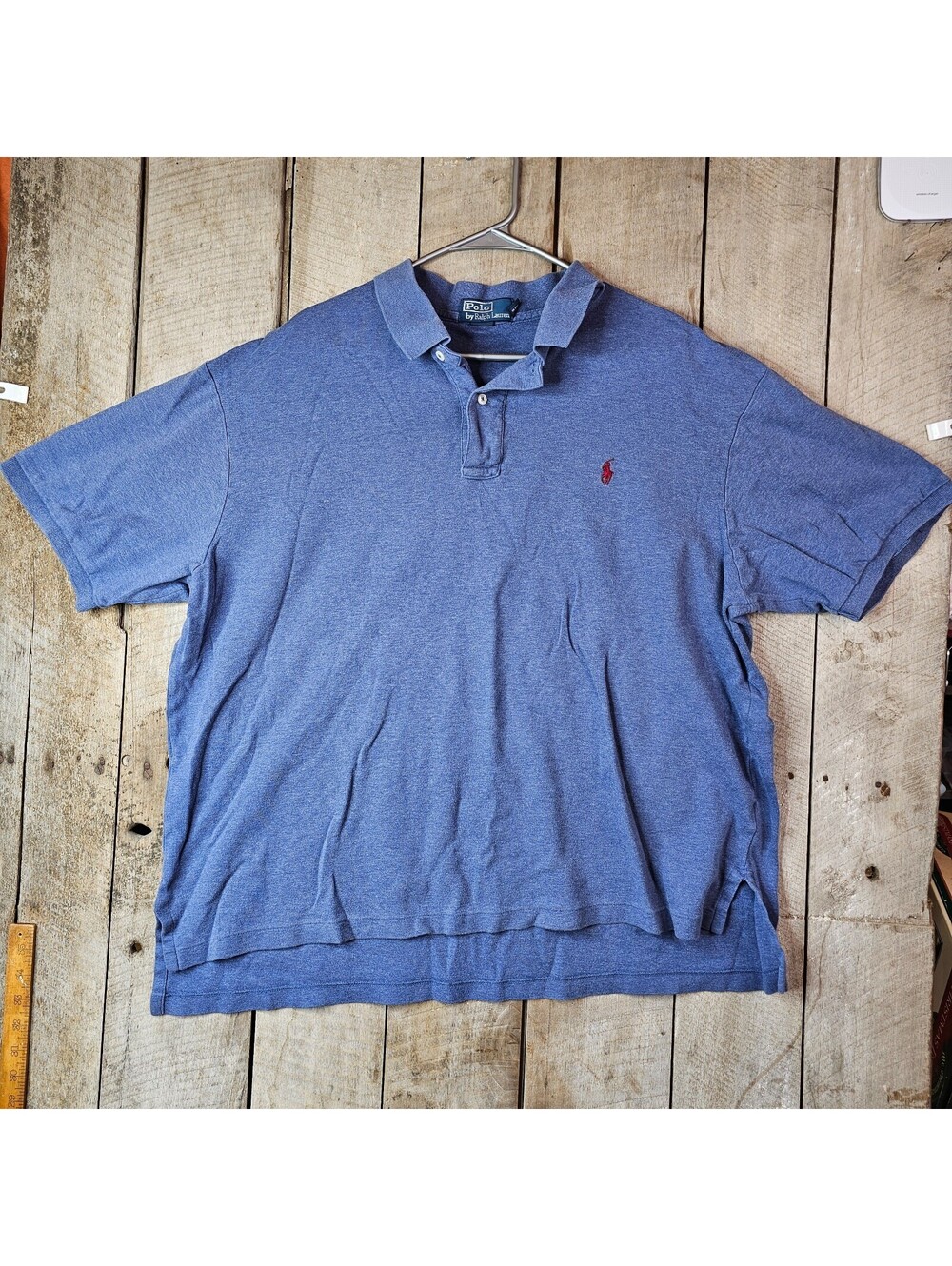 Polo Ralph Lauren Polo Shirt Mens 1XB Big Blue Short Sleeve Pony Logo